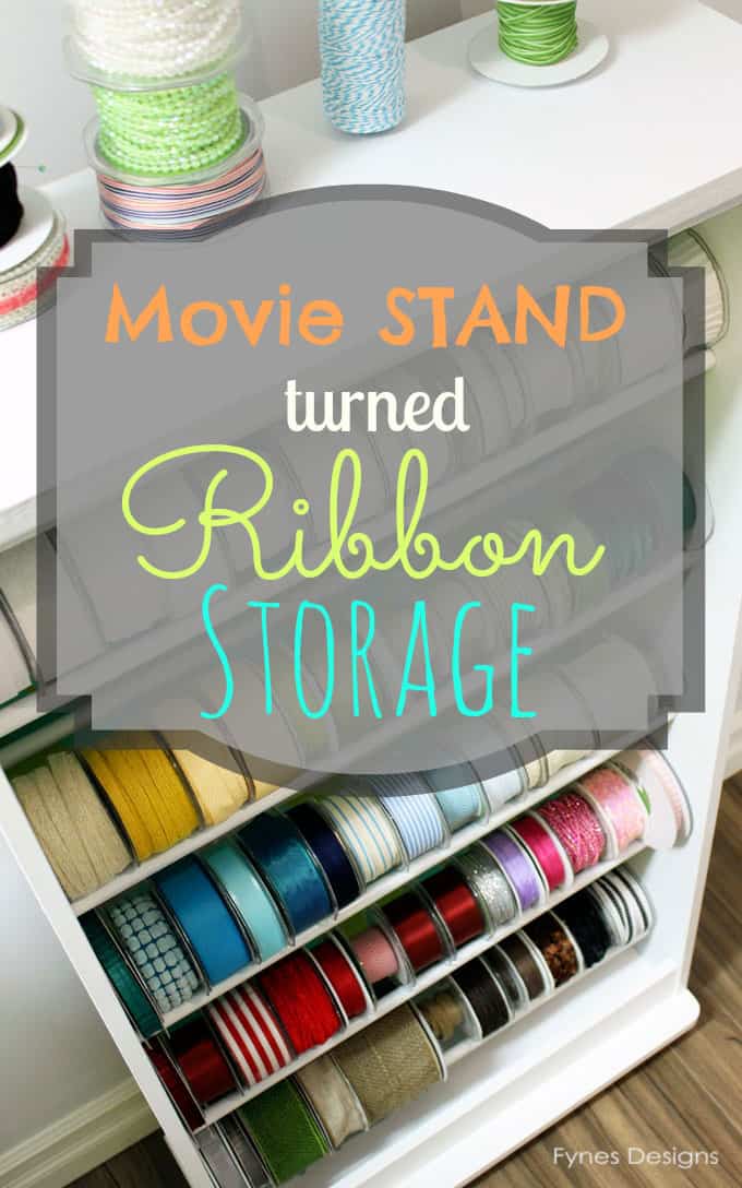 DIY Ribbon Storage Rack Tutorial