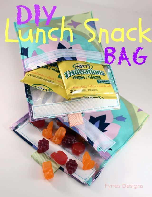 How to Make Your Own Reusable Snack Bags