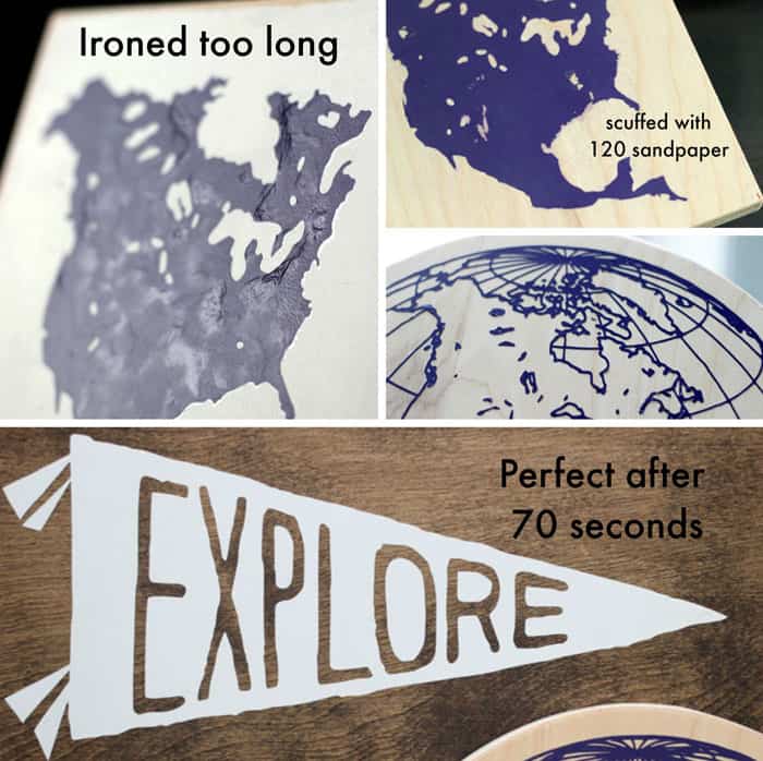 How to use Printable Heat Transfer Paper on Wood 