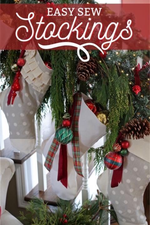 DIY Personalized Christmas Stockings, Canada DIY
