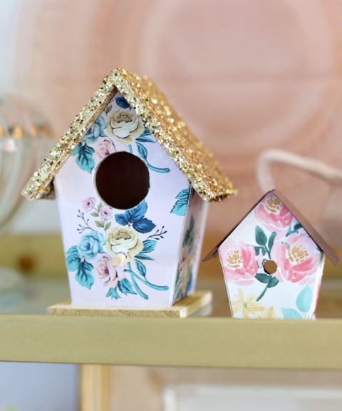 Birdhouse and two birds felt craft set - Daphne's Diary