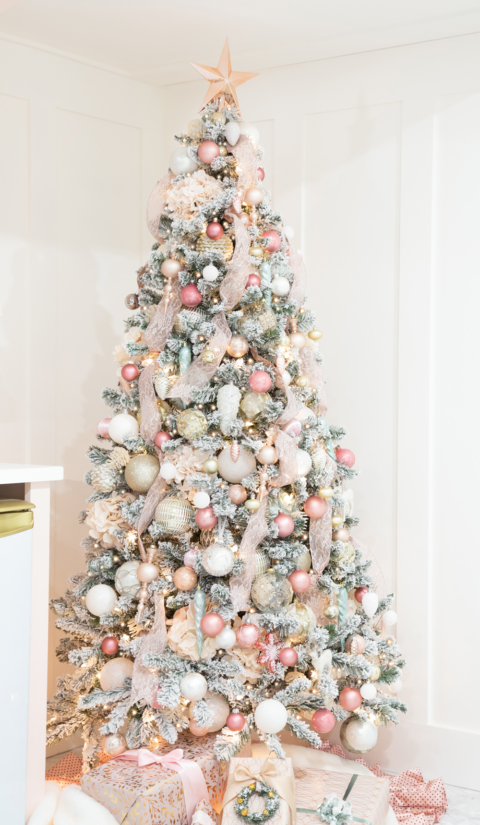 Anyone Can Decorate: DIY Burlap Christmas Garland Tree Wrap