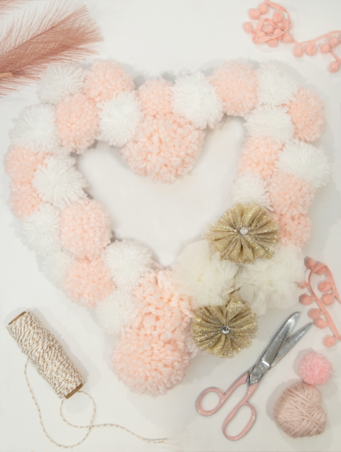 How to Make a Heart Wreath Form